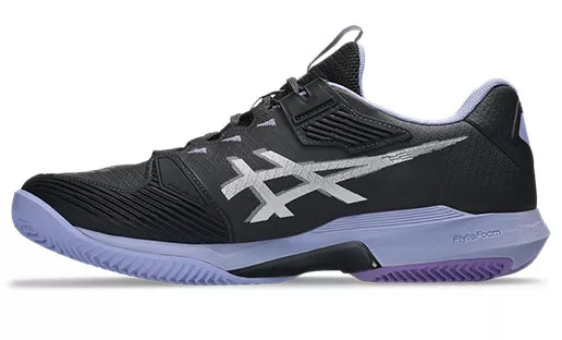 Chaussures de padel Asics Solution Speed FF 4 Clay "Night Energy" - Graphite Grey / Pure Silver