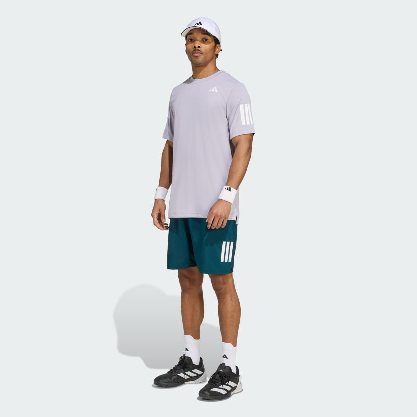 Adidas Club 3 Stripes Shorts Aurora Ivy