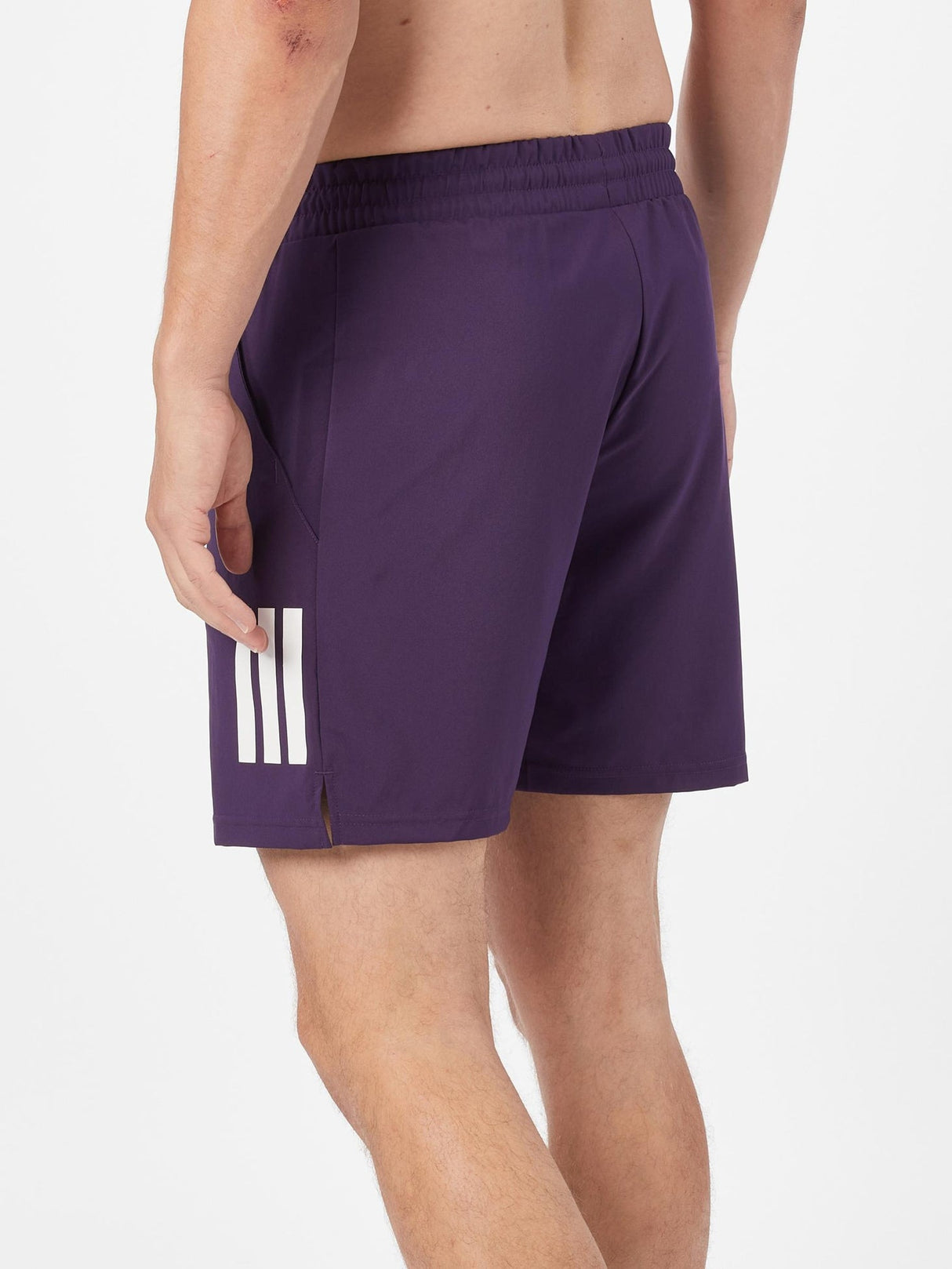 Adidas Club 3 Stripes Shorts Aurora Plum