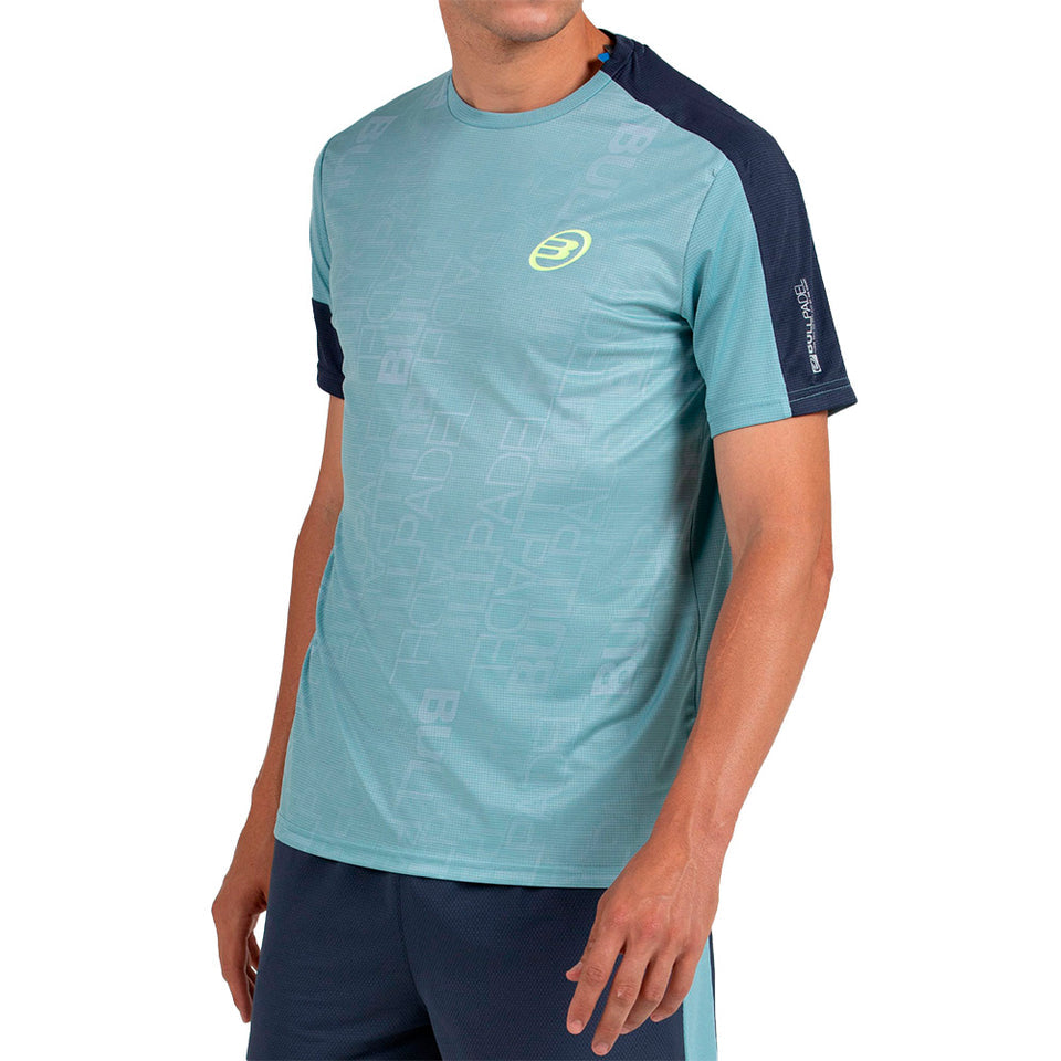 Tee Shirt Bullpadel Leido Verde Azulado