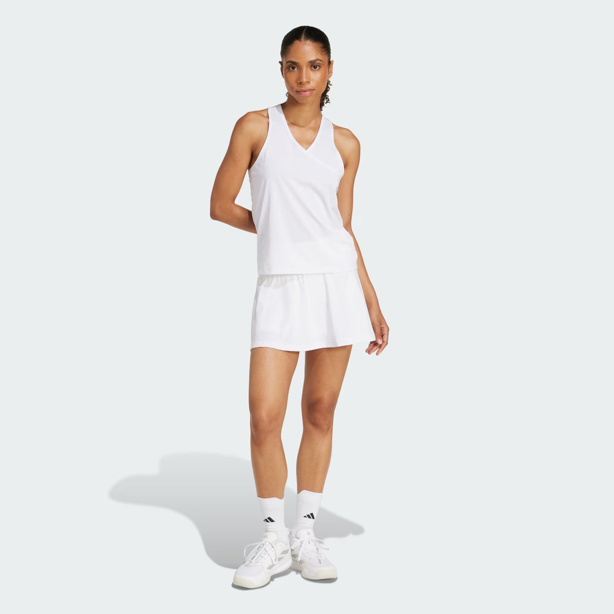 Jupe de Padel Adidas Club Skirt White