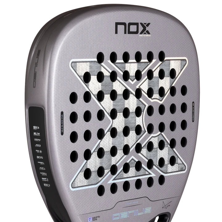 Raquette de padel Nox AT10 Luxury Genius Attack 18K Alum 2027 by Agustín Tapia