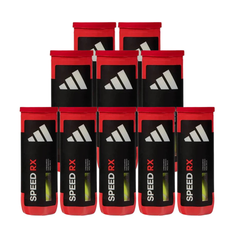 Balles Adidas Speed RX en match de padel