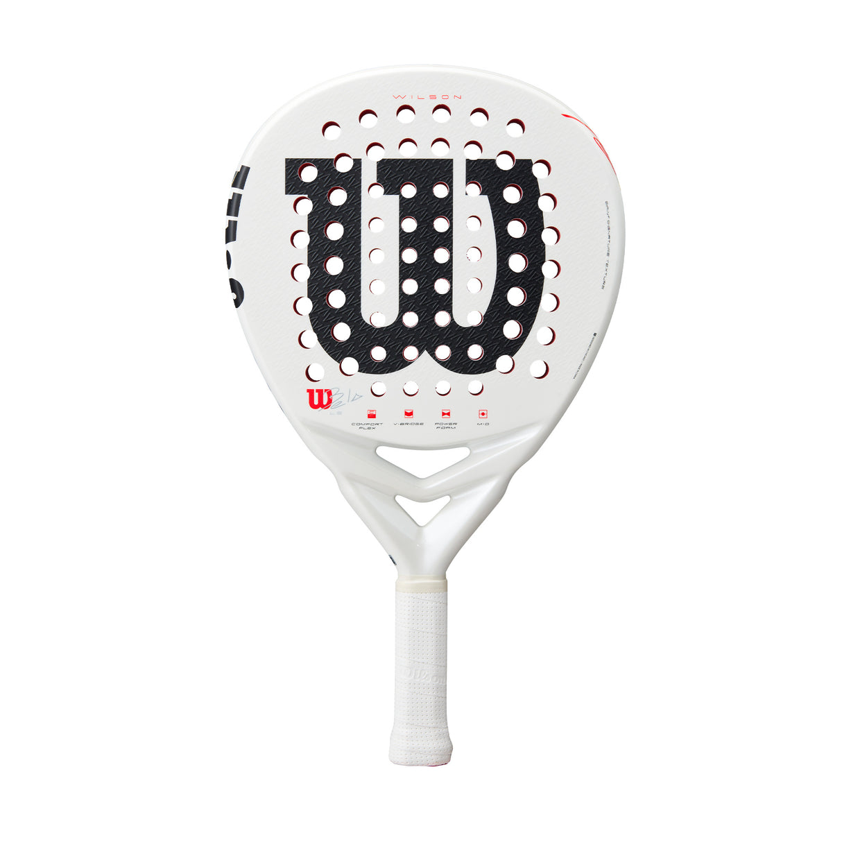 Surface sablée Wilson Bela V3 LS avec effet 3D pour spin optimal