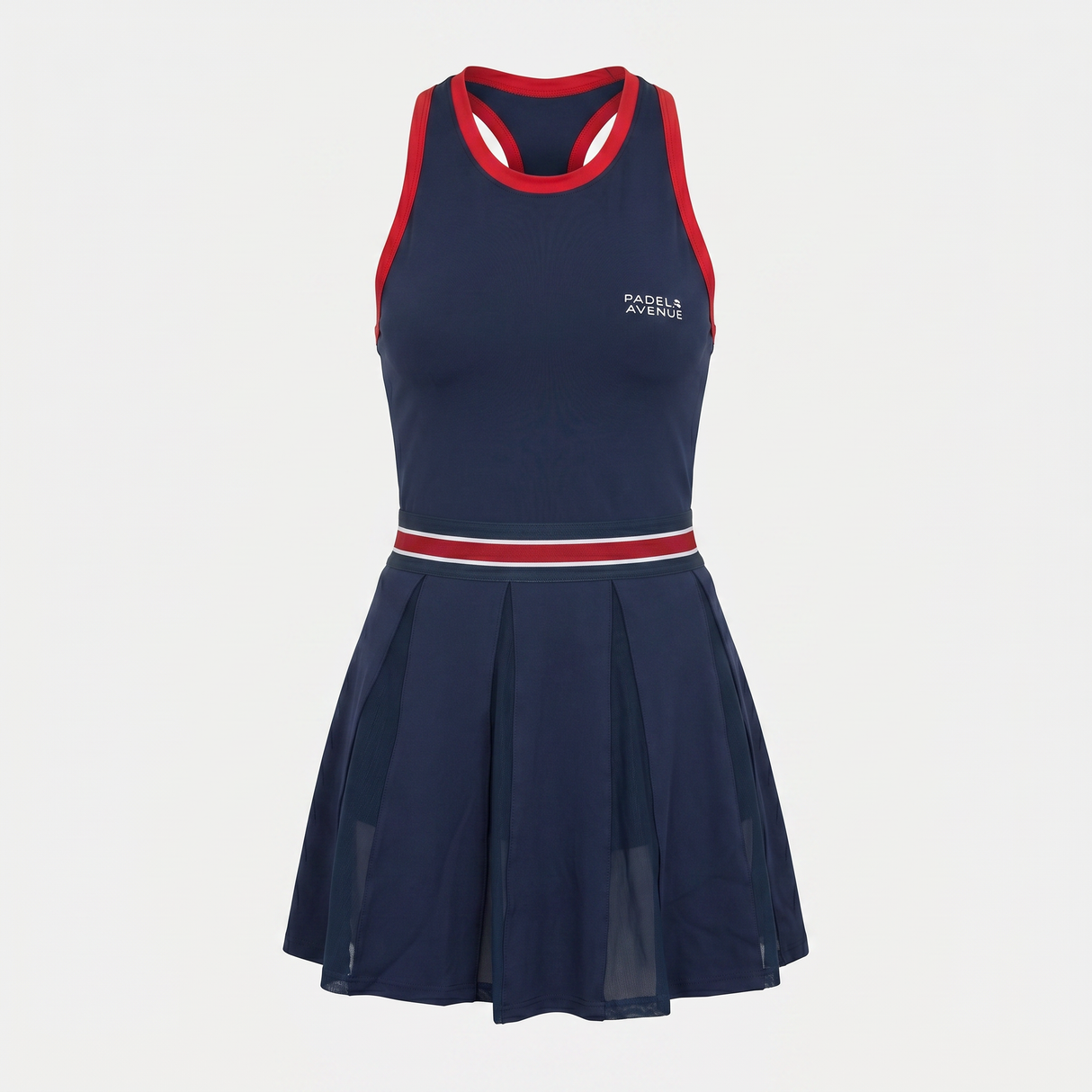 Robe Padel Avenue Daisy Pro Bleu Marine / Rouge