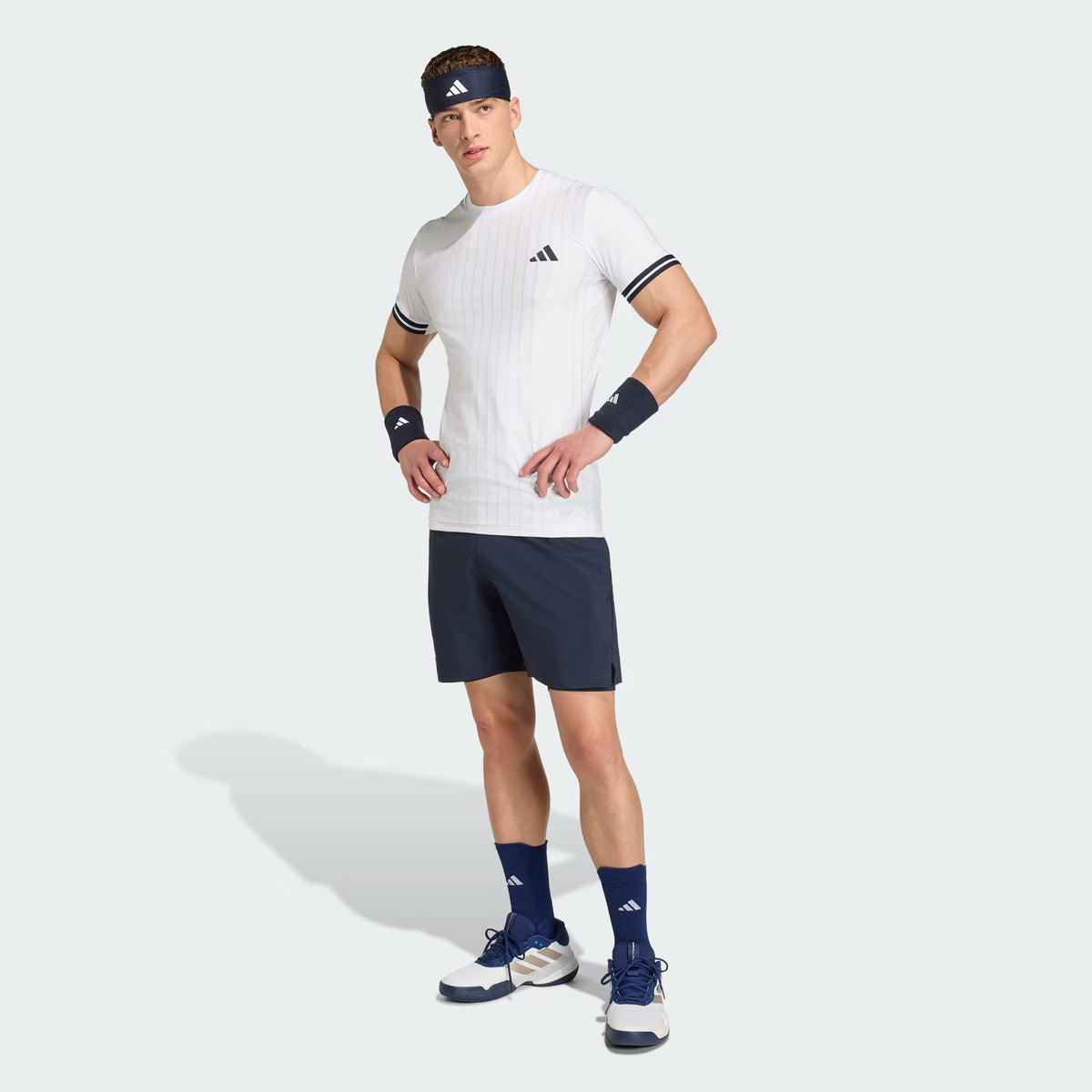 Adidas Freelift Pro T-Shirt White/Blue