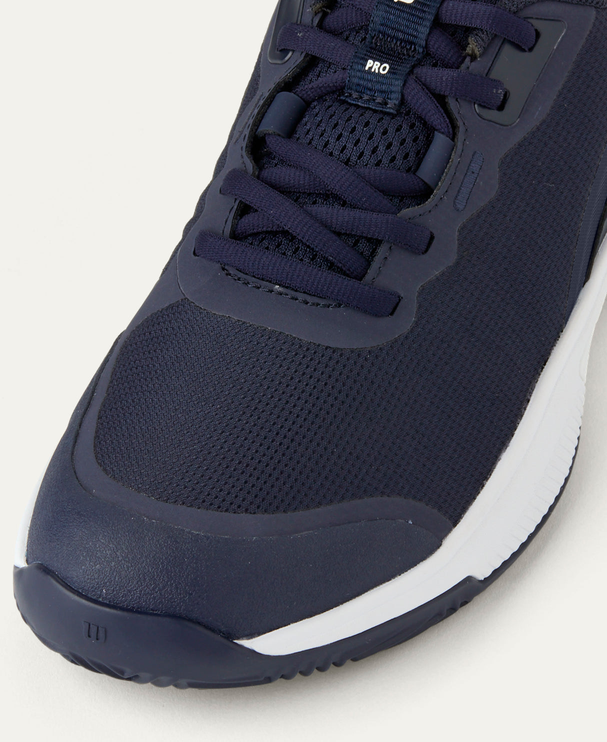 Vue latérale chaussures Wilson Intrigue Pro Clay Navy