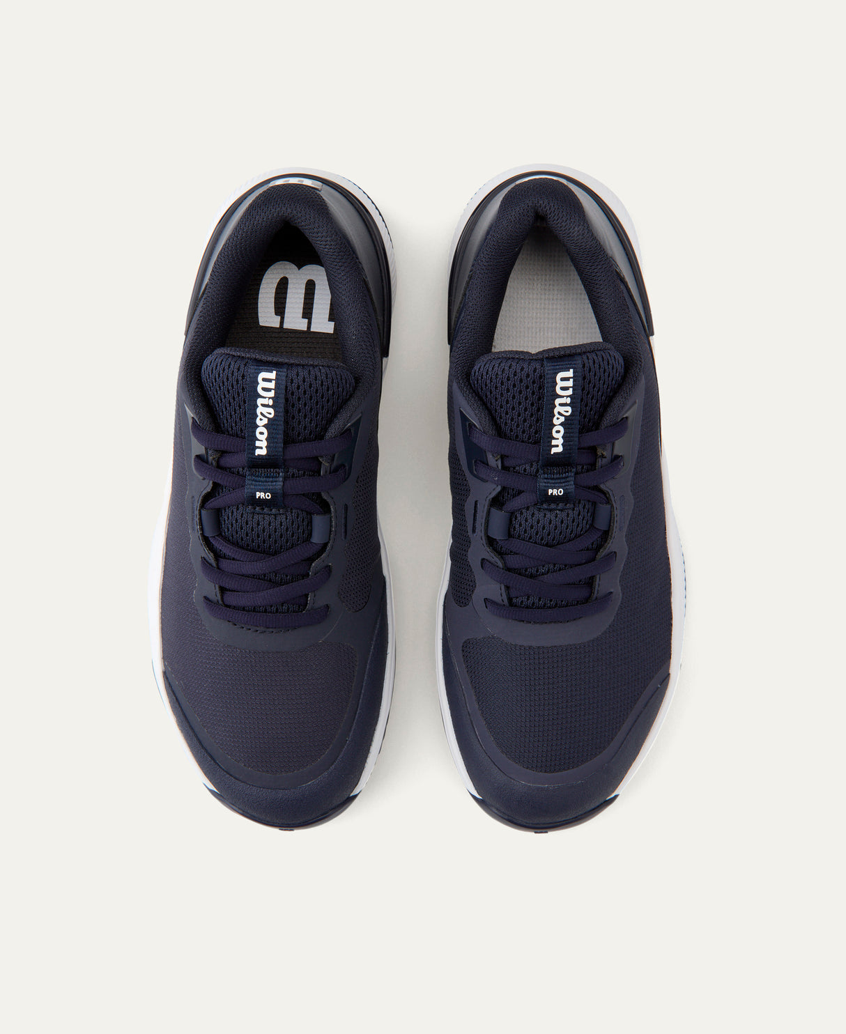 Vue latérale chaussures Wilson Intrigue Pro Clay Navy