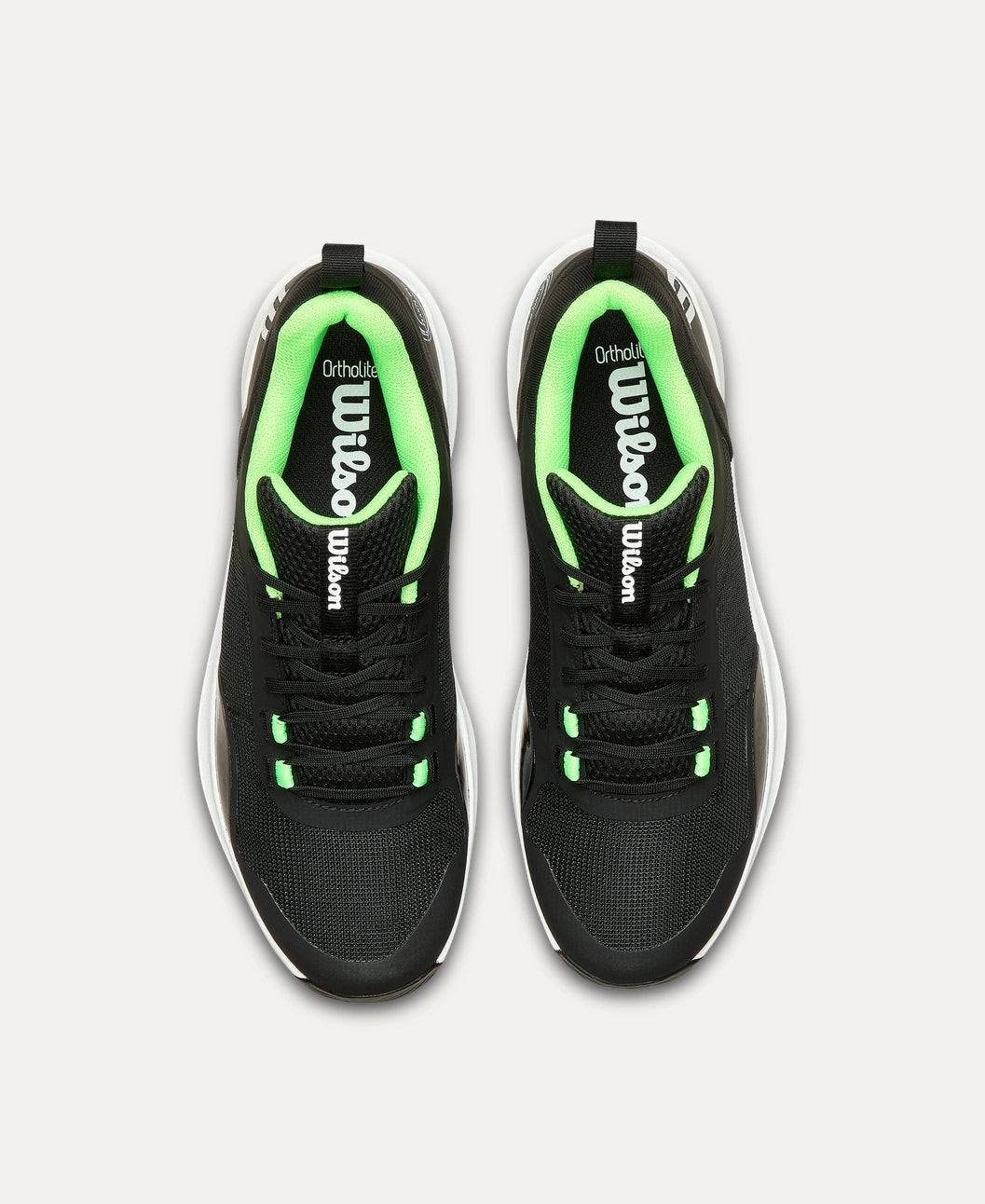 Chaussures de padel Wilson Hurakn Pro V2 Black White Green Gecko