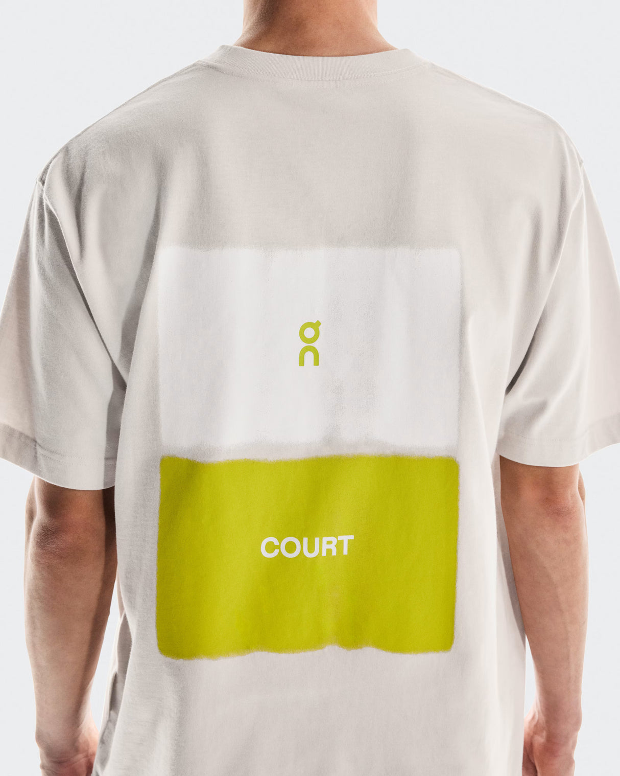 Tee Shirt On Club T Graphic Tennis Silver