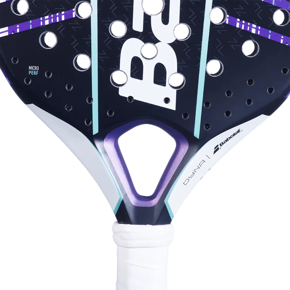 Détail Pala Babolat Dyna Spirit technologie avancée pour précision