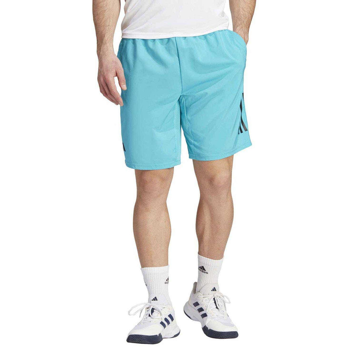 Short Adidas Club 3 Stripes Blue Burst vue principale