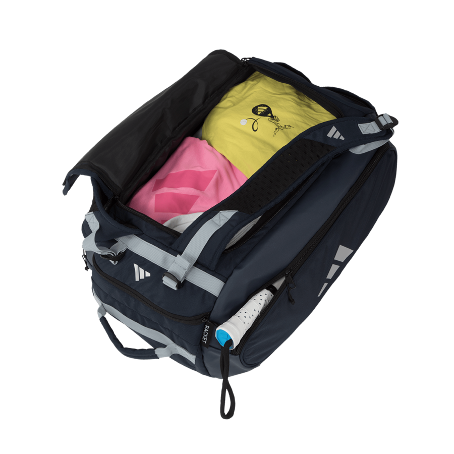 Sac Adidas Tour Bleu 3.4 détails des poches