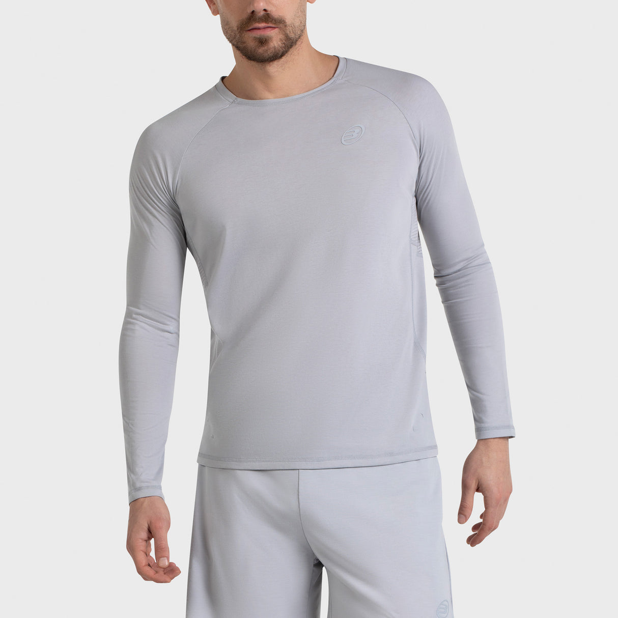 Tee Shirt de padel à manches longues Bullpadel Amer Gris Perla