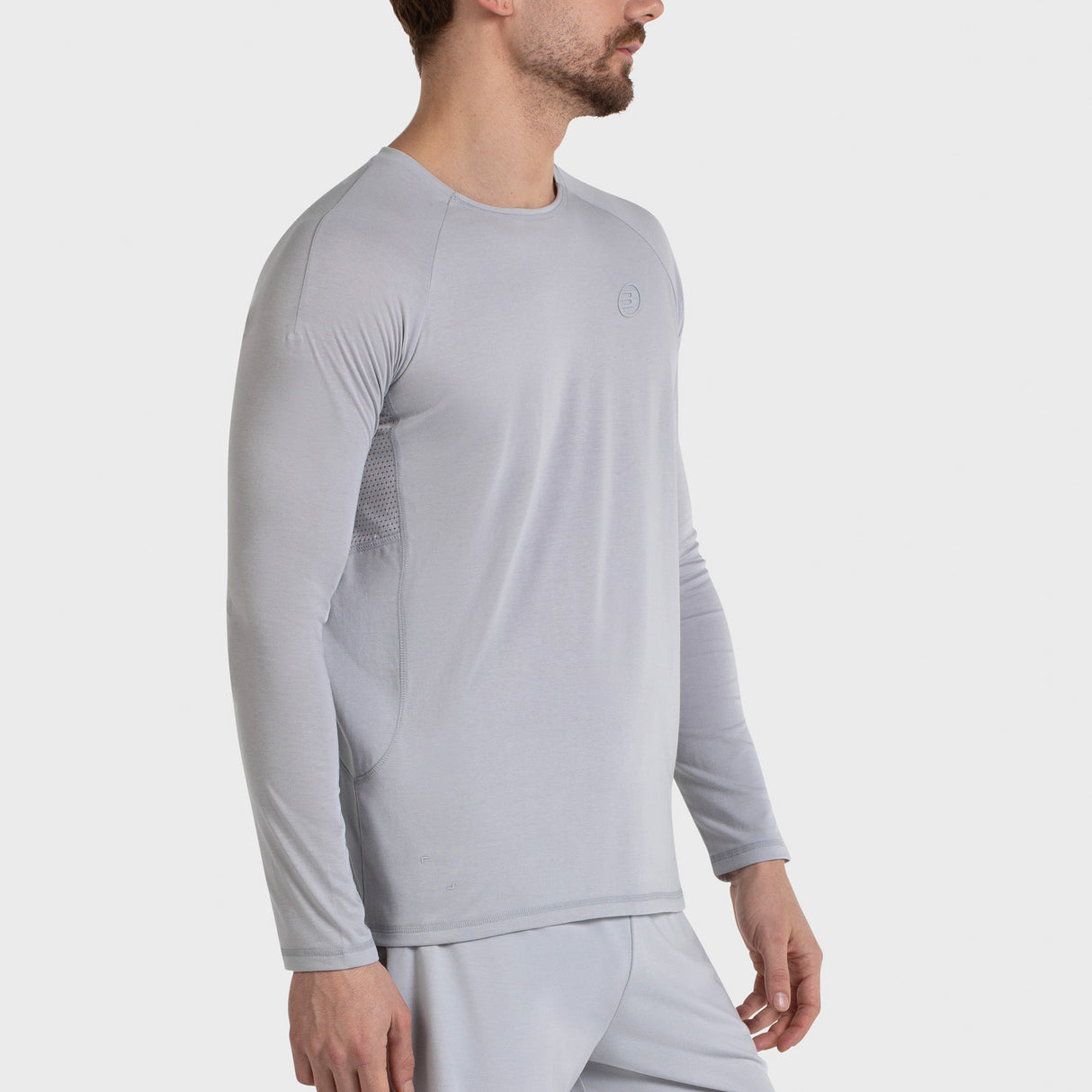Tee Shirt de padel à manches longues Bullpadel Amer Gris Perla