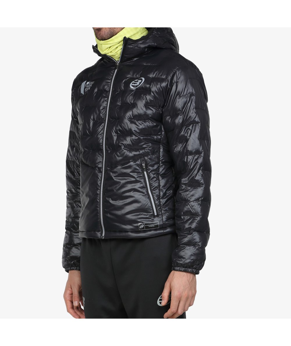 Détail du tissu technique Bullpadel Linio Noir