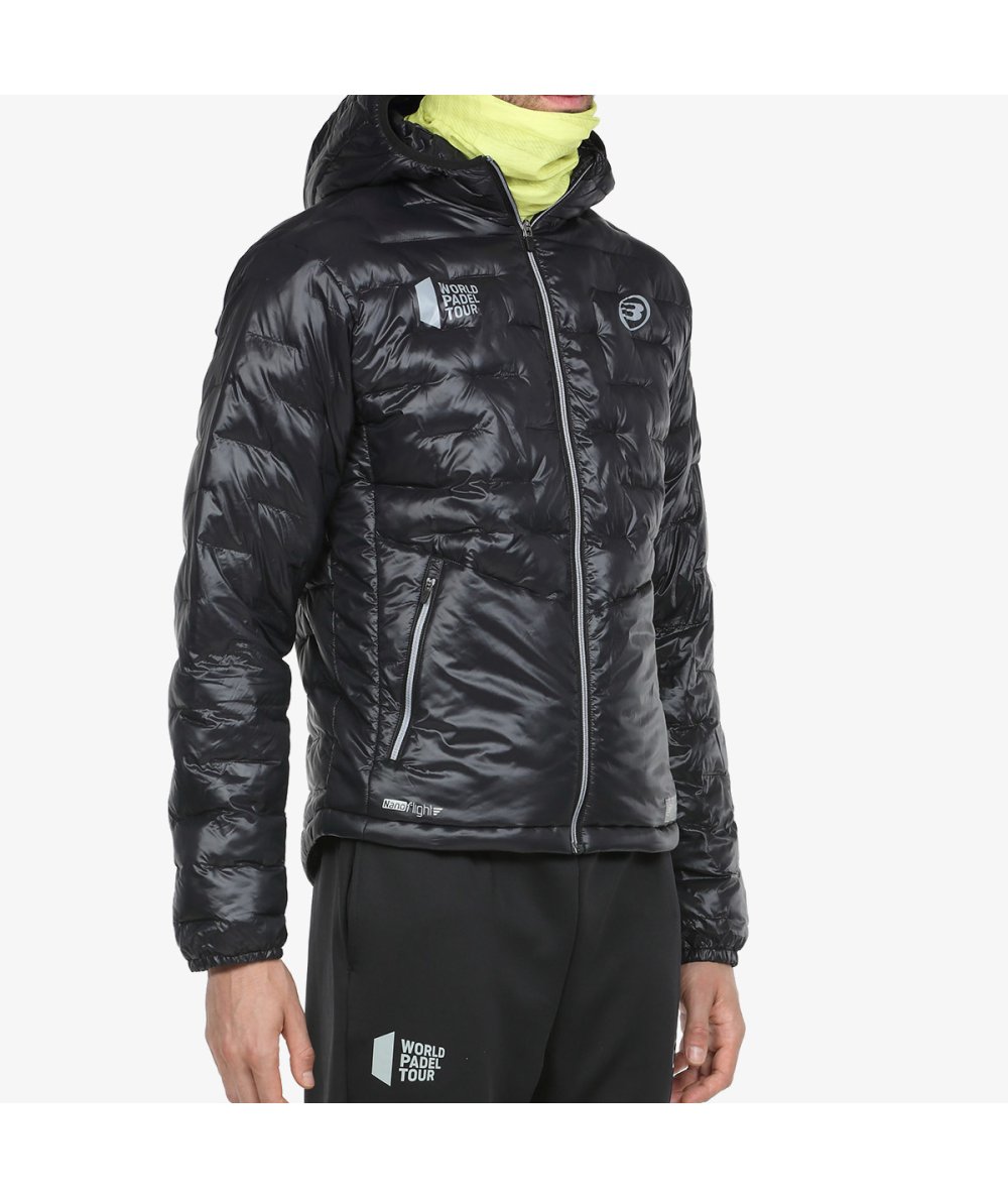 Vue arrière de la doudoune Bullpadel Linio Noir