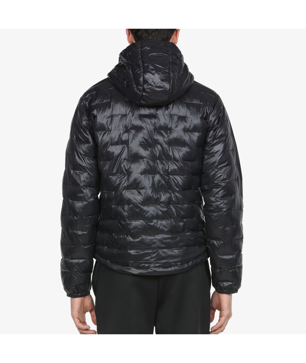 Vue avant de la doudoune Bullpadel Linio Noir