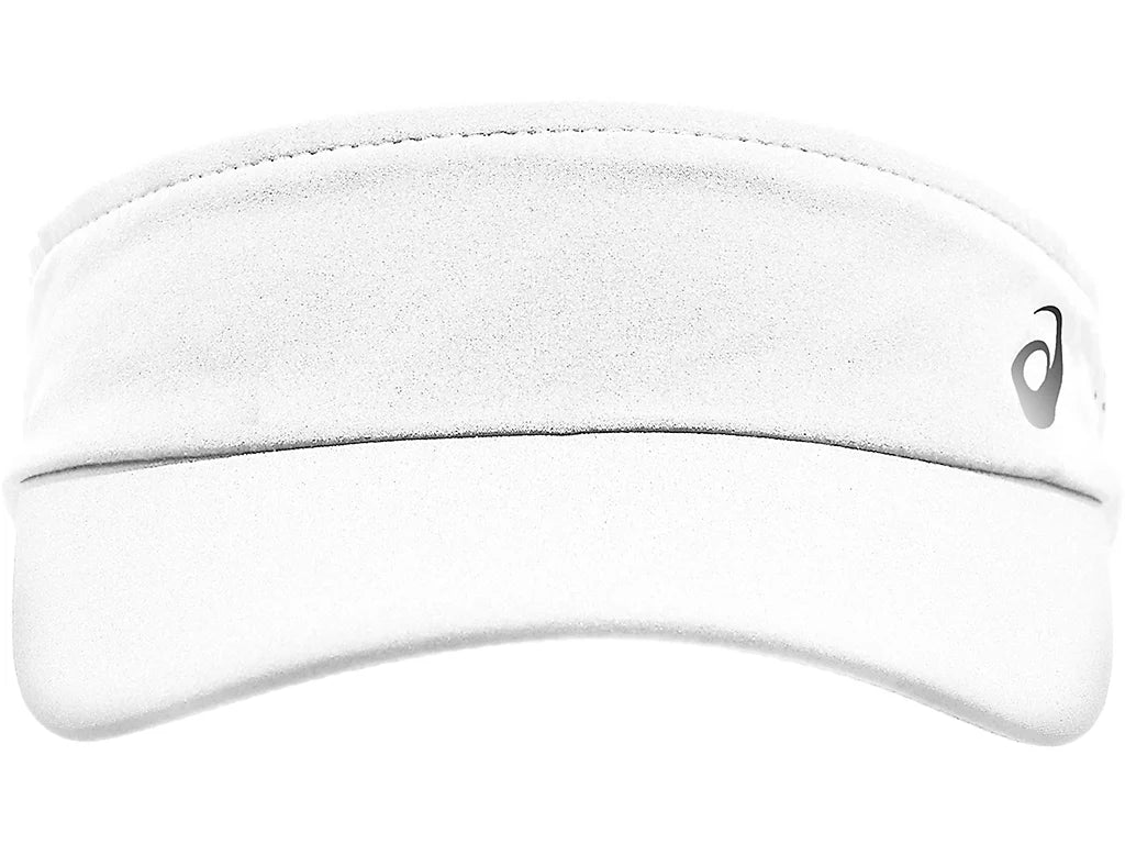 Visière Asics White vue de face