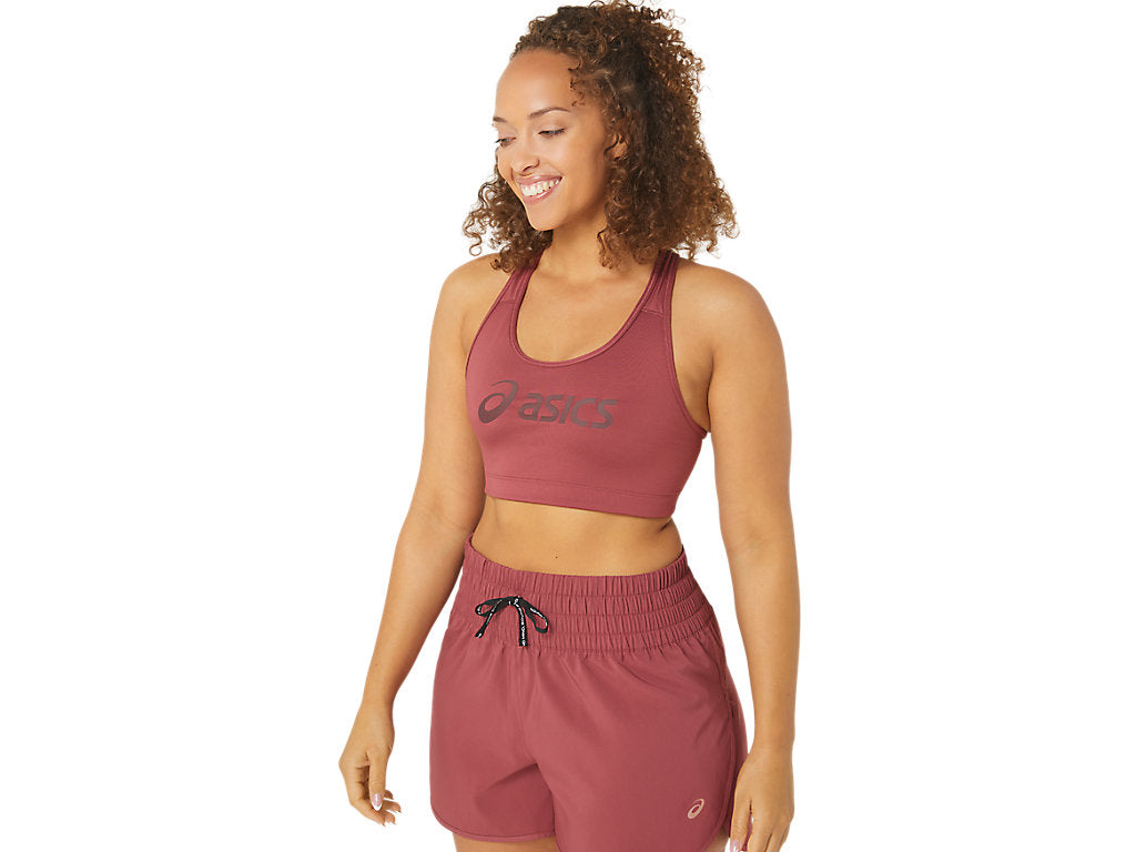 Vue arrière de la Brassière Asics Rouge