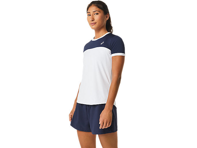 Coupe ergonomique et légère du Tee Shirt Asics Court SS