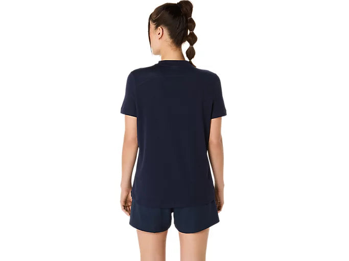 Tee Shirt Asics Court SS Top Midnight vue arrière