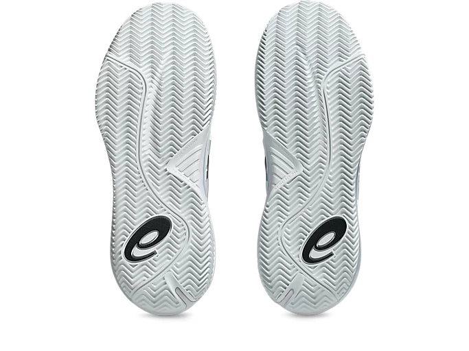 Chaussures Asics Gel Resolution X Clay White vue dessus