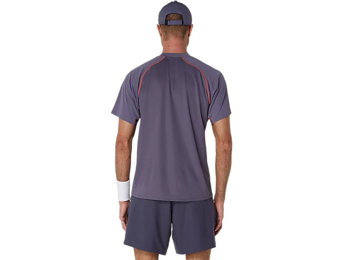 Polo Asics Match Actibreeze Greyish Purple vue arrière