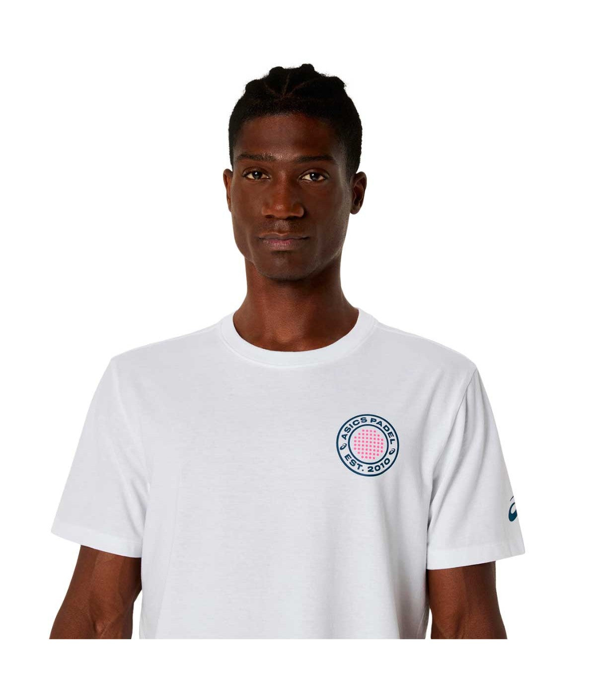 Tee Shirt Asics Court Graphic SS Top Brilliant White