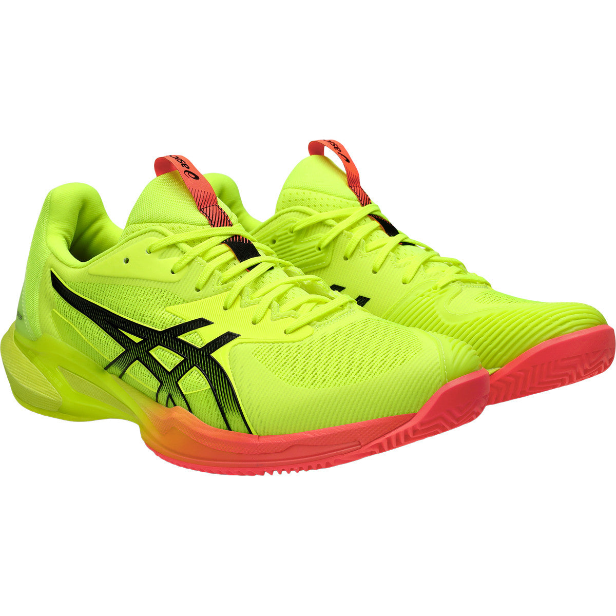 Chaussures Asics Solution Speed FF 3 Clay Paris en action sur terrain