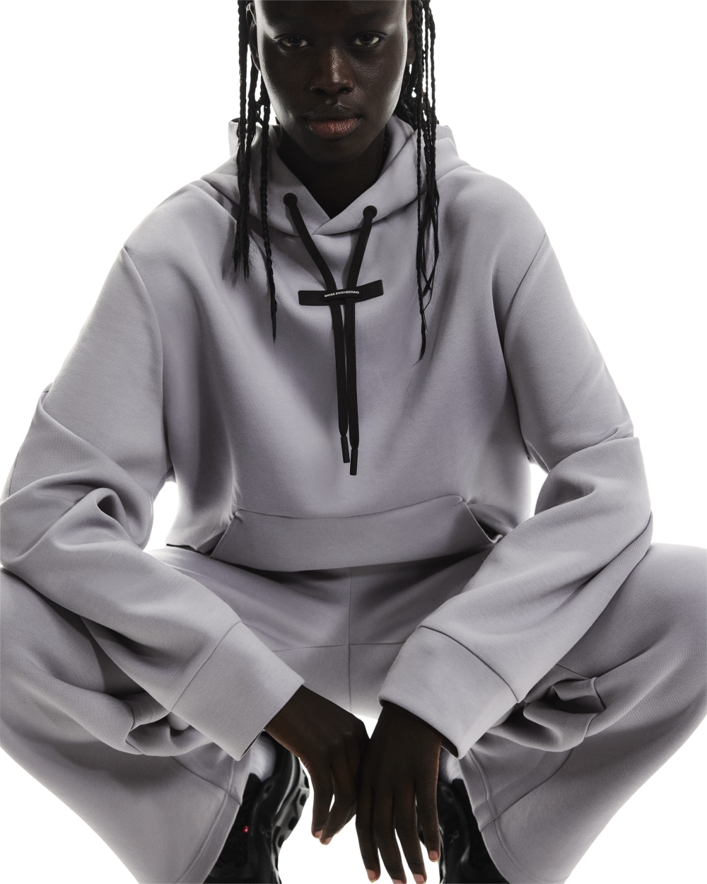 Hoodie On Focus Tech Hoodie Lilac