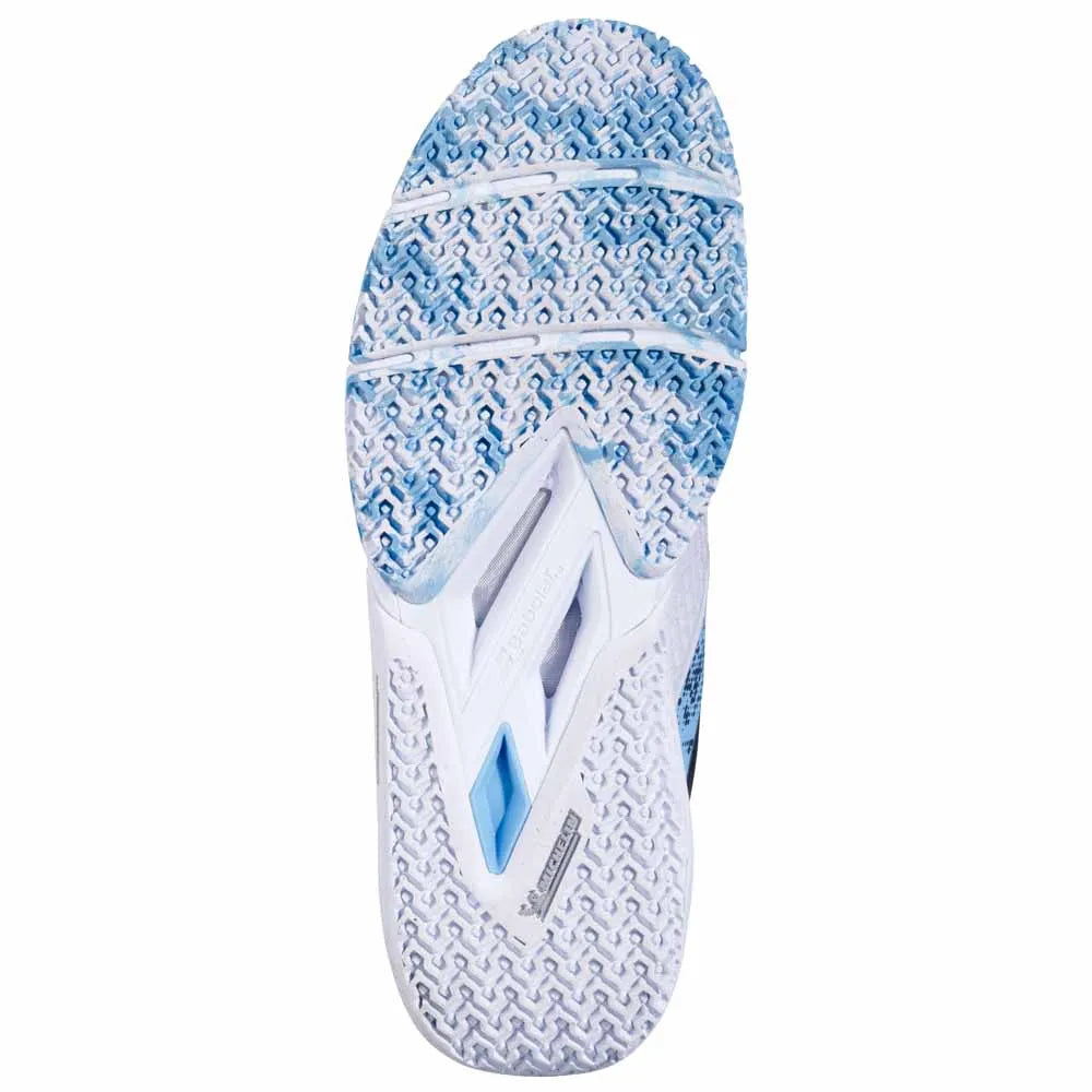 Chaussures Babolat Movea 2 White Cyan vue latérale