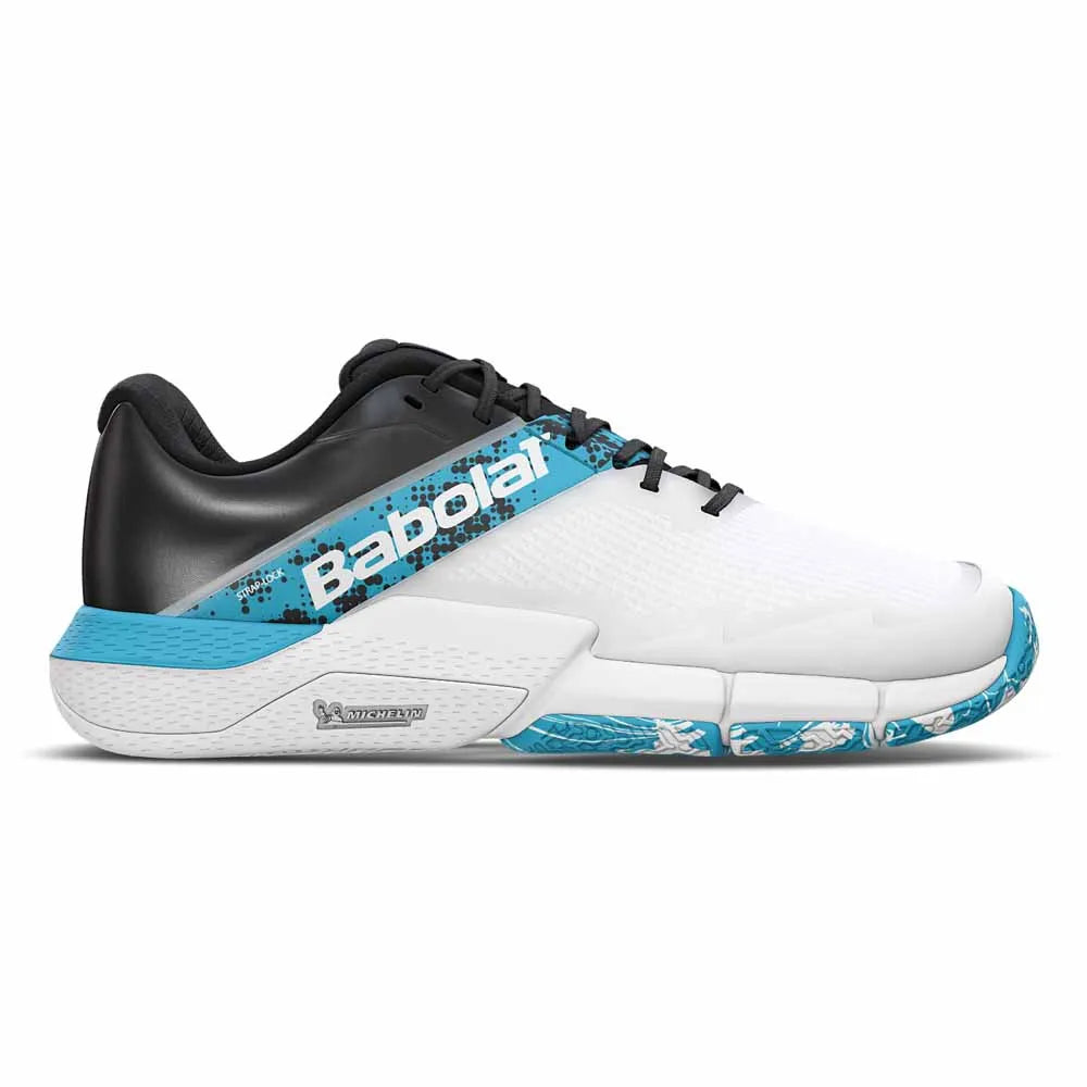 Chaussures Babolat Movea 2 White Cyan vue avant