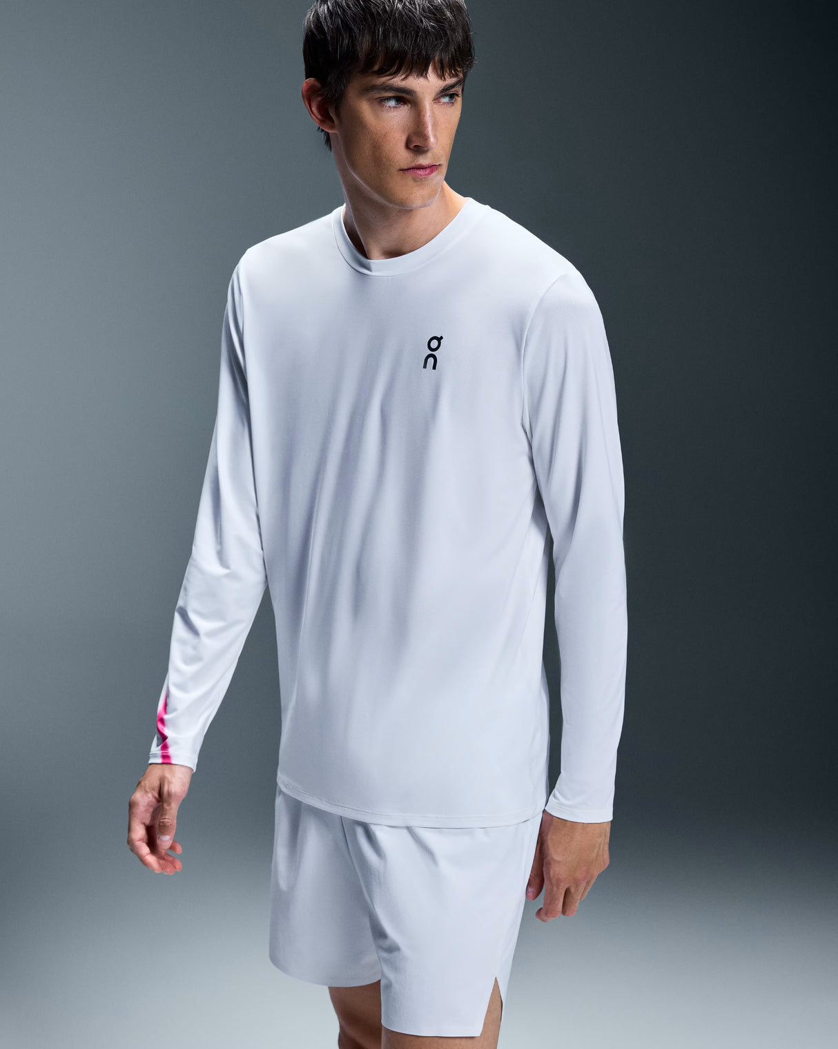 Tee Shirt On Court Long T White