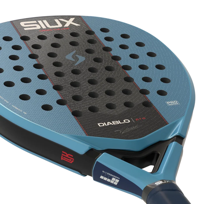 Raquette de padel Siux Diablo Pro 2027 Metallic Blue