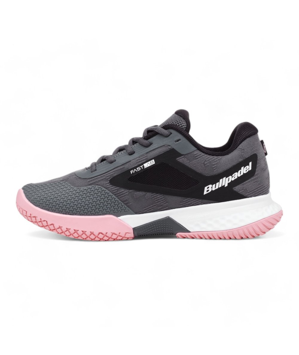 Vue latérale Chaussures Bullpadel Vertex Vibram Gris Oscuro