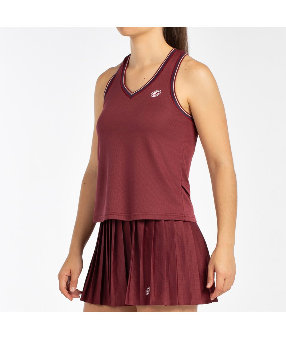 Bullpadel Aza Wine Burgundy Padel Tank Top