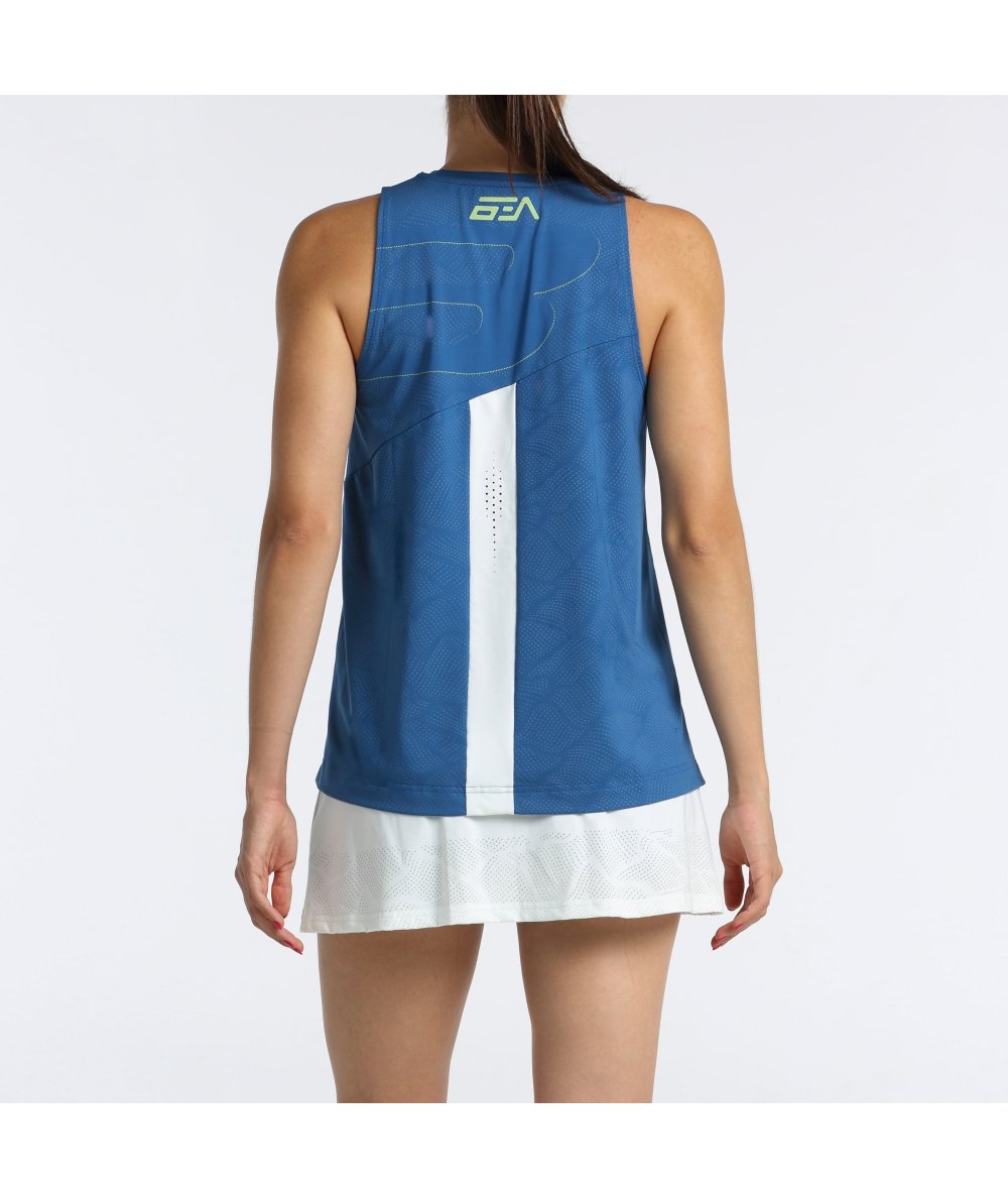 Tee Shirt Bullpadel Batea Azul Oscuro coupe ergonomique