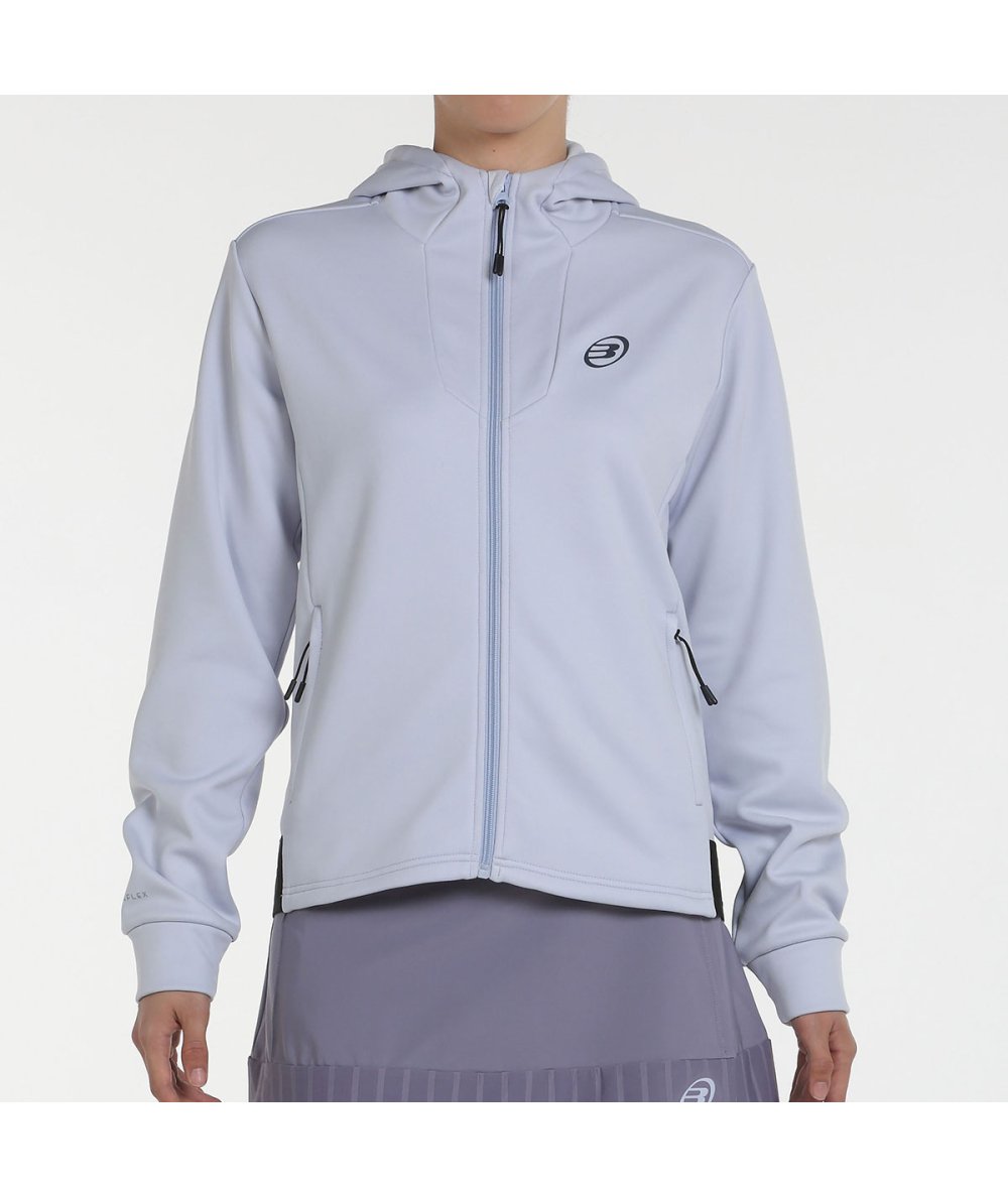 Veste Bullpadel Ouren Gris Azulado vue de face