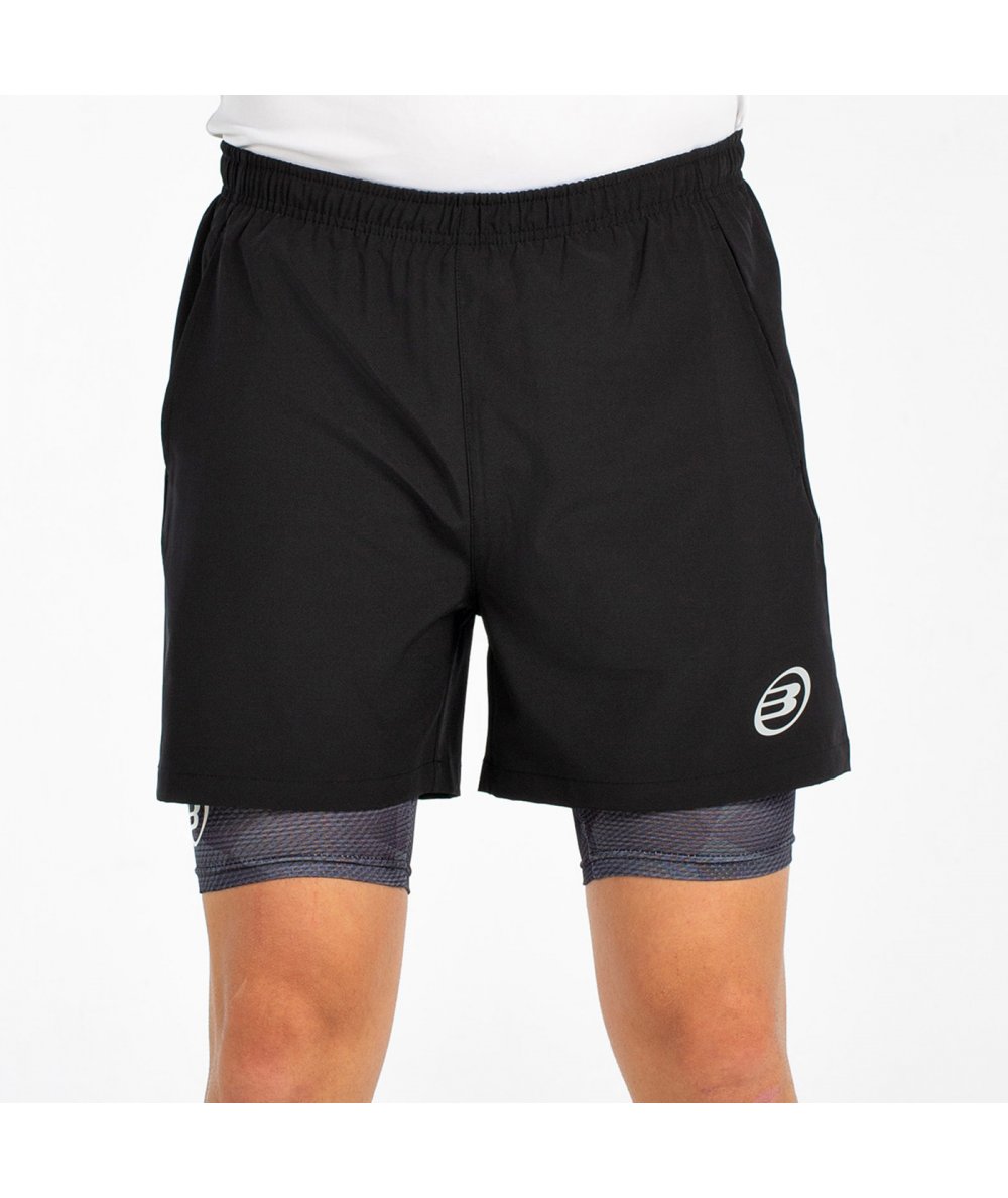 Bullpadel Manzan Black Padel Shorts