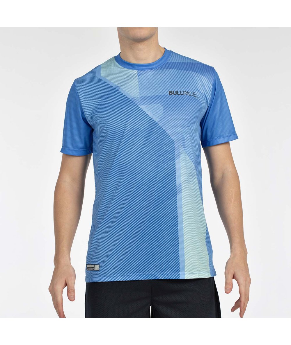 Tee Shirt Bullpadel Brumo Azul Atomico – Vue principale