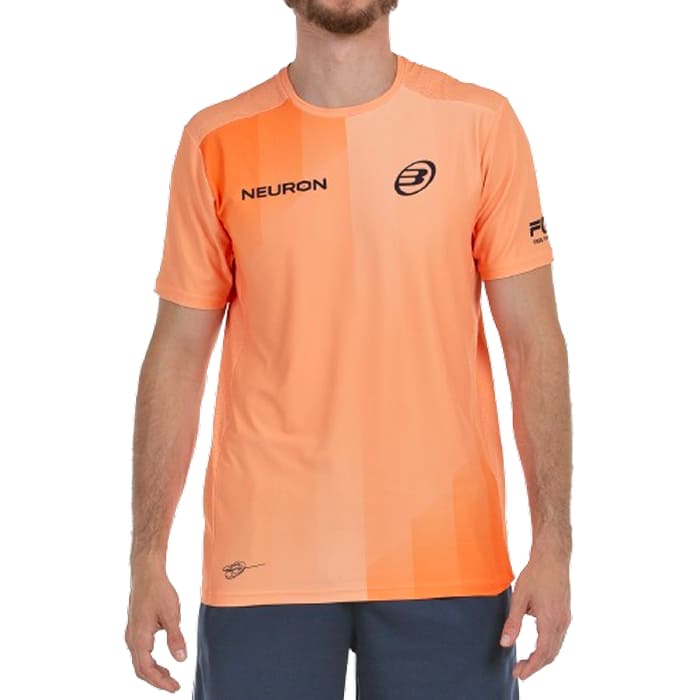 Dos du Tee Shirt Bullpadel Chingotto Papaya