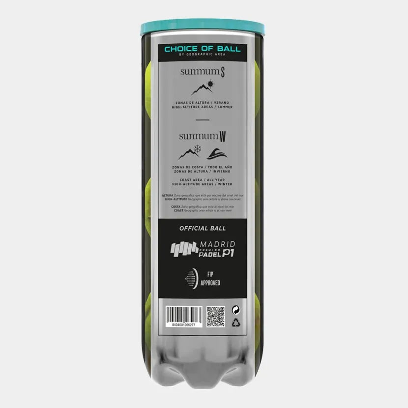 Balles de padel Varlion Summum Pro W