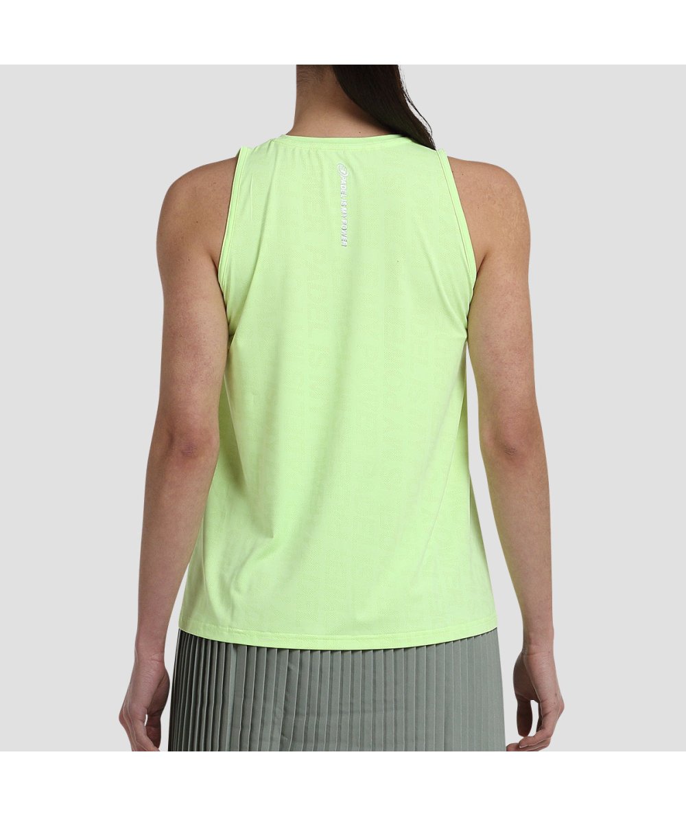 T Shirt Bullpadel Bureo Jaune Fluo pour padel