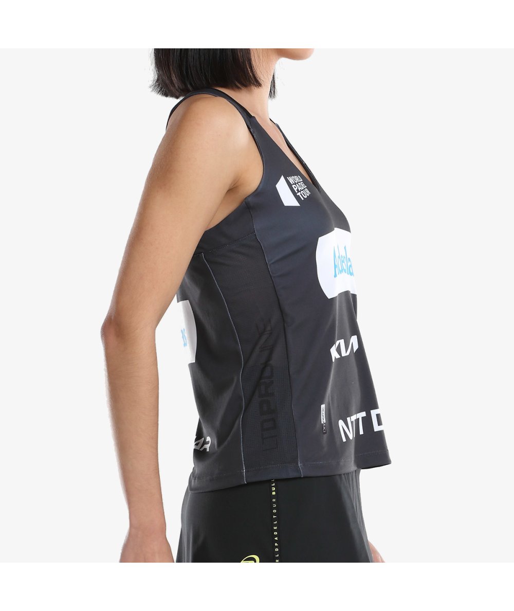 Vue avant du débardeur Bullpadel Ale Salazar