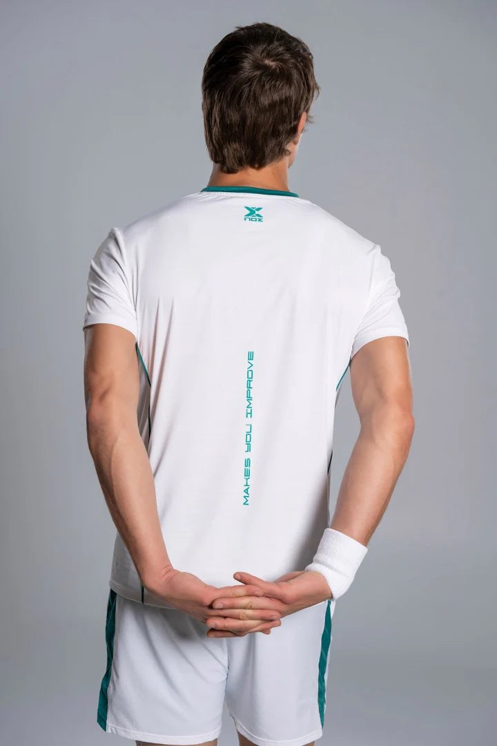 Tee Shirt Nox Pro Blanc / Vert Ivoire