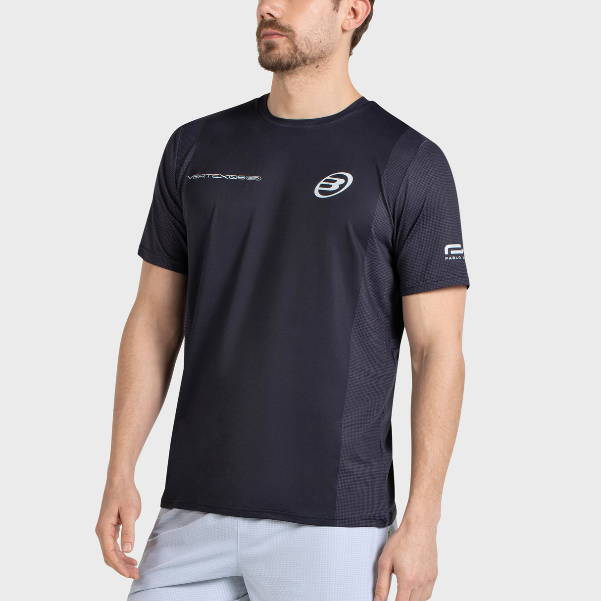 Tee Shirt de padel Bullpadel Pablo Cardona 26I Negro