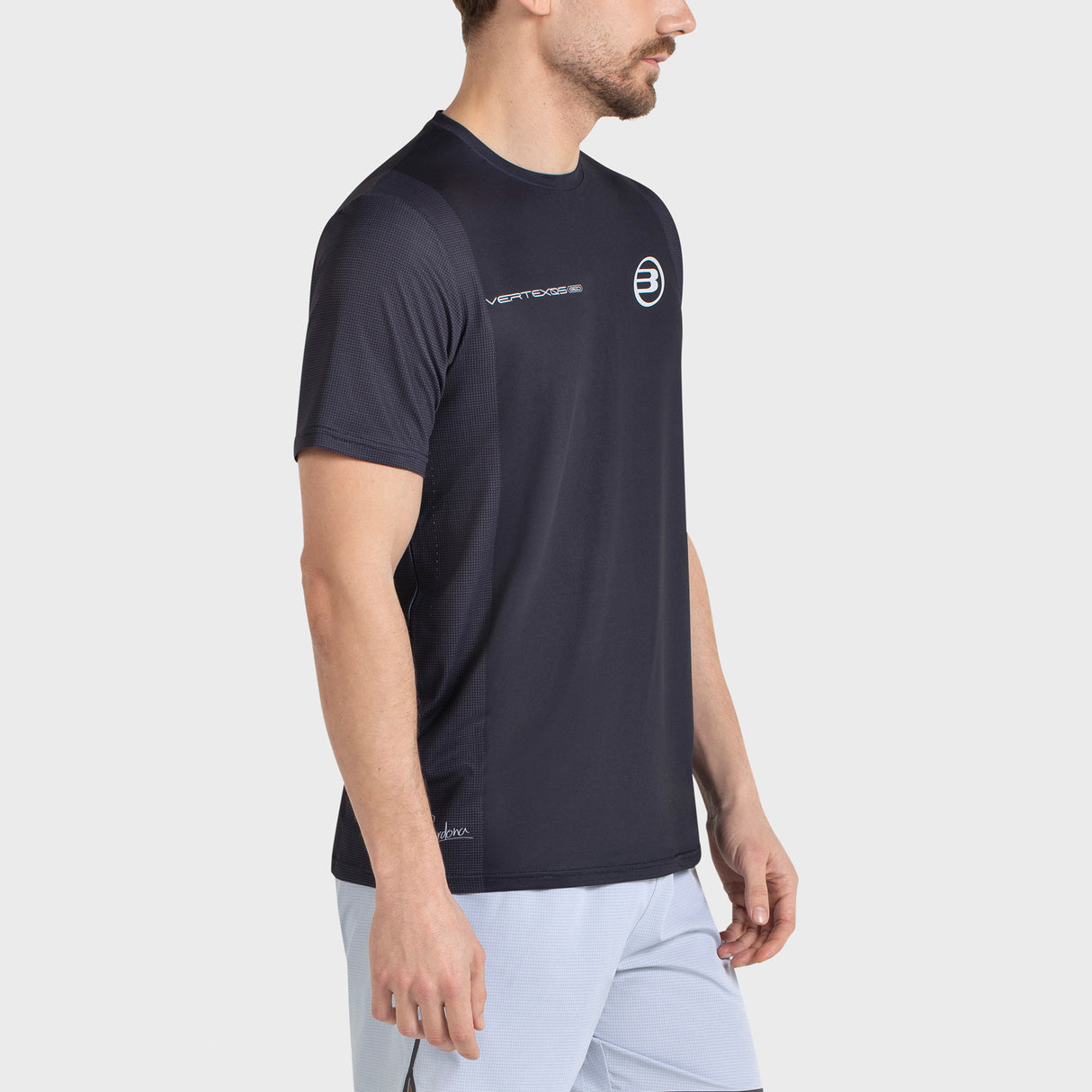 Tee Shirt de padel Bullpadel Pablo Cardona 26I Negro