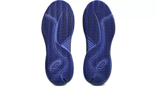 Chaussures tennis terre battue Asics Gel Challenger 15 Clay homme Black Dark Cobalt portées