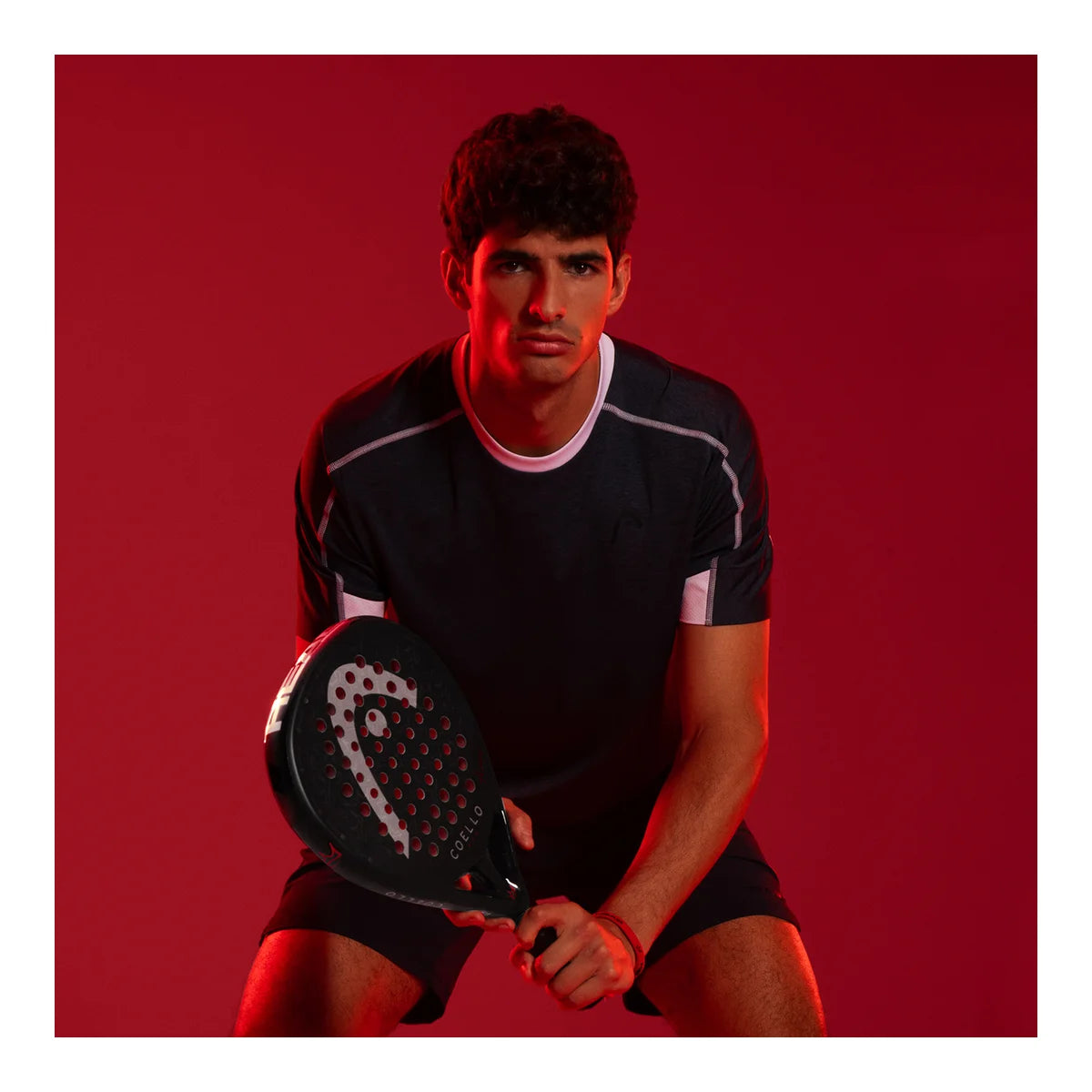 Pala Head Coello Pro accompagnée d’accessoires padel